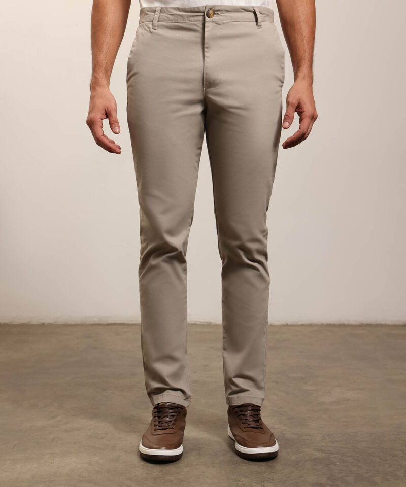 Pantal&oacute;n Cl&aacute;sico Para Hombre De Corte Recto