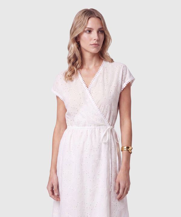 Vestido Midi Cruzado Para Mujer