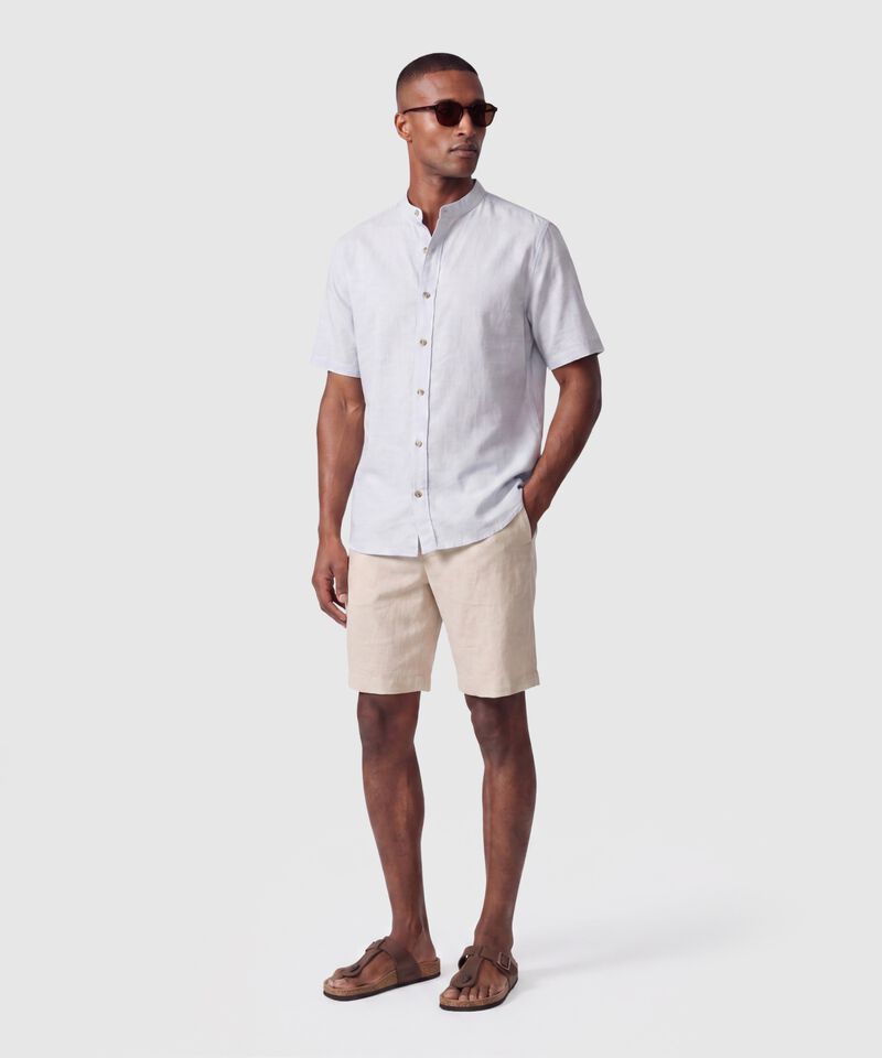 Bermuda Unicolor Para Hombre