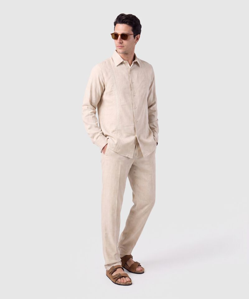Pantal&oacute;n Largo Casual Para Hombre