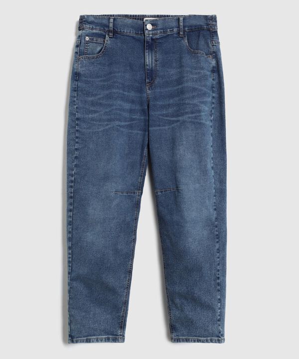 Jean con Desgaste y Rodillera Para Mujer Curvy image number null