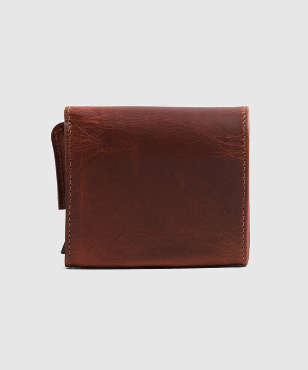 Billetera Compacta Unicolor Hombre