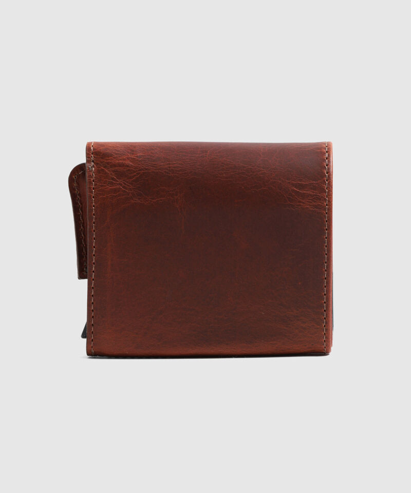 Billetera Compacta Unicolor Hombre