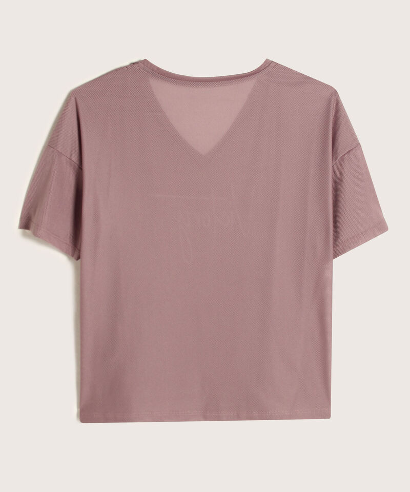 Camiseta Cuello V Con Screen