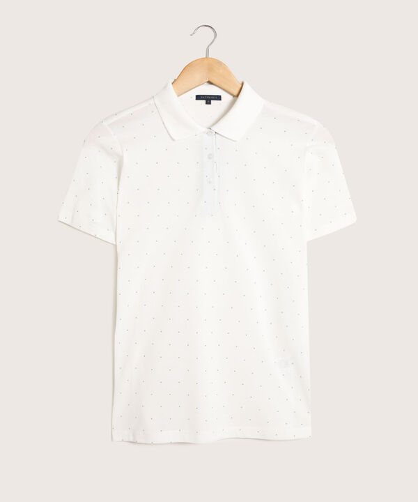 Polo Estampada Manga Corta