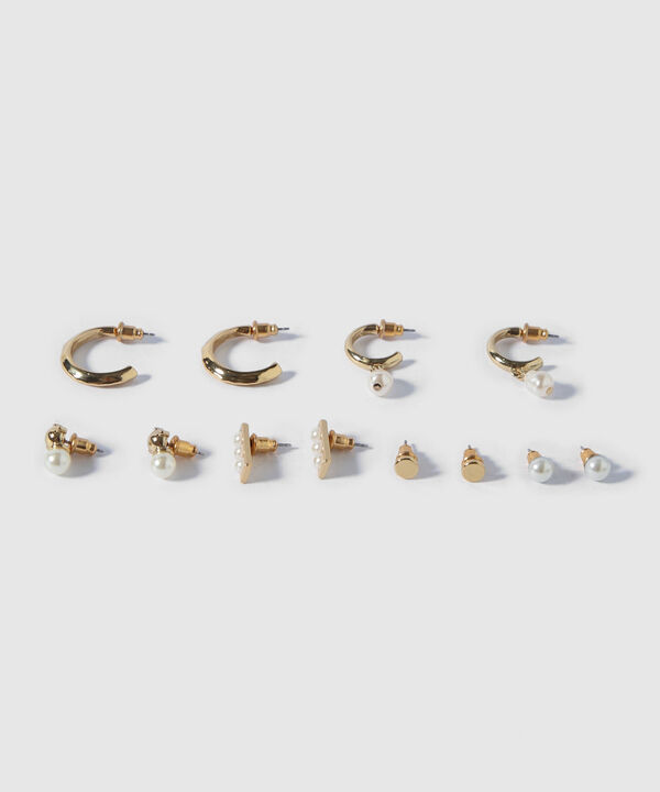 Aretes Set X 6 Pares De Aretes Ref. Kf223-0515