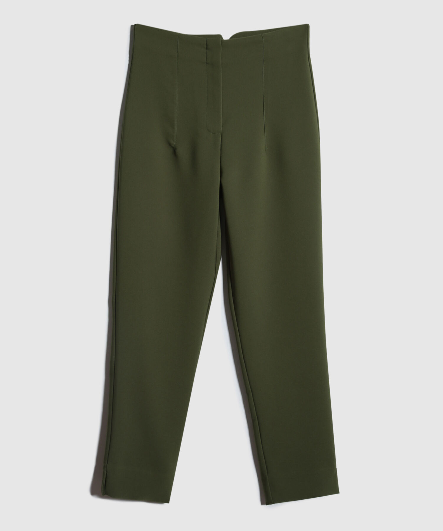 Pantalon Tiro Alto Unicolor