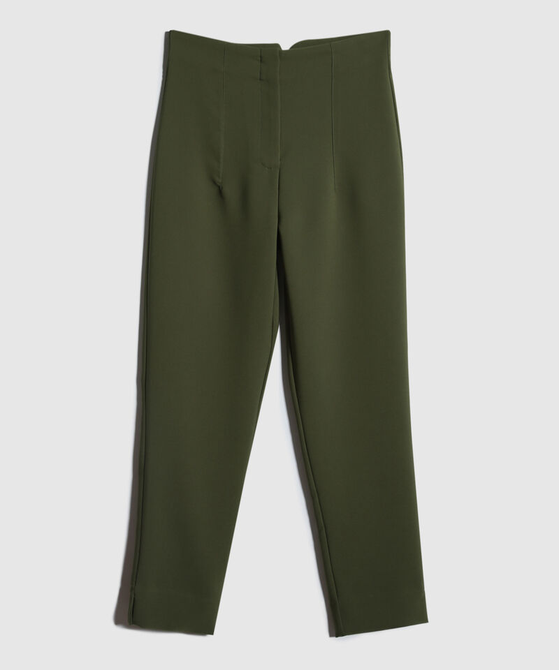 Pantalon Tiro Alto Unicolor