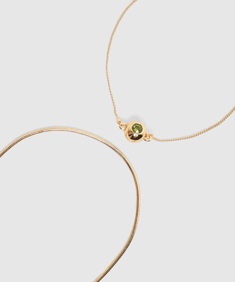 Set Pulseras x2 con Piedra para Mujer