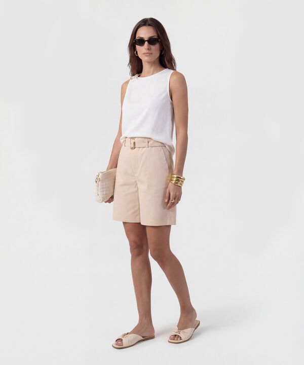 Blusa Sisa Con Detalle Met&aacute;lico Para Mujer