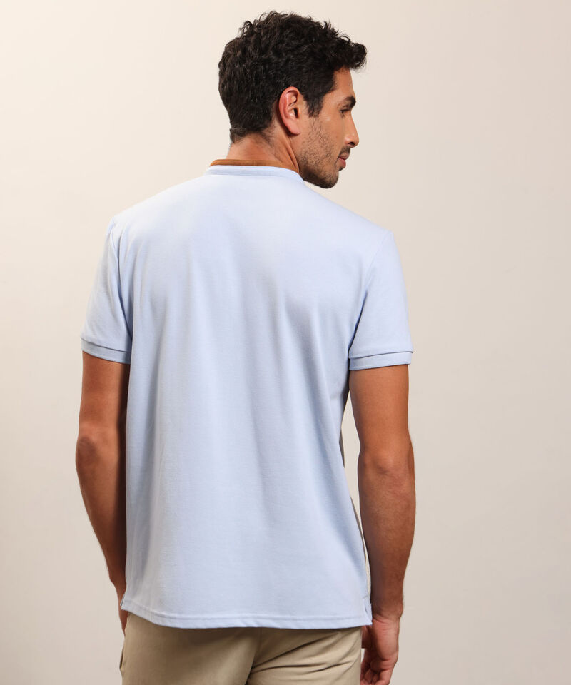 Polo Cuello Neru Slim Fit Para Hombre