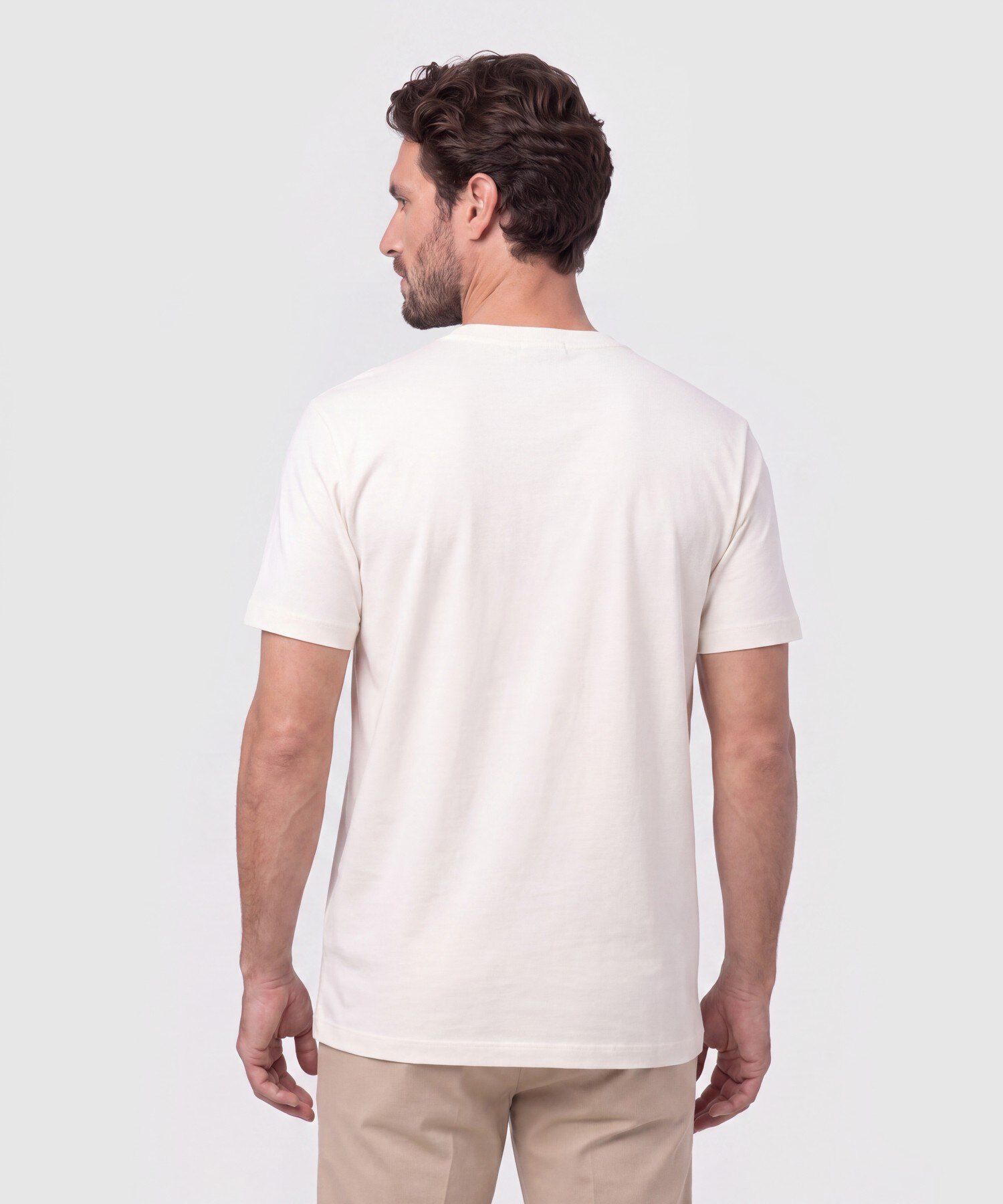 Camiseta Cuello Redondo Manga Corta Hombre