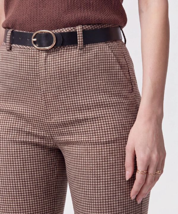 Pantal&oacute;n Chino Con Pasadores Para Mujer
