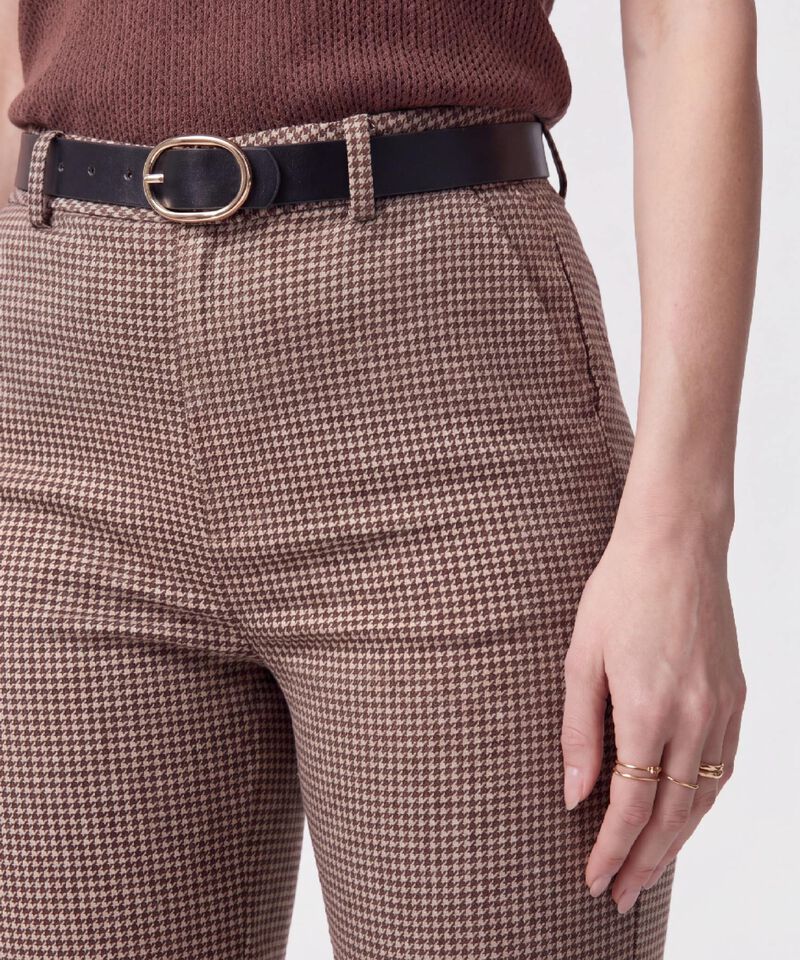 Pantal&oacute;n Chino Con Pasadores Para Mujer