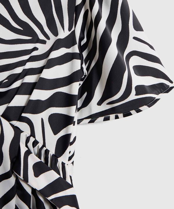 Vestido Largo con Escote en V para Mujer image number null