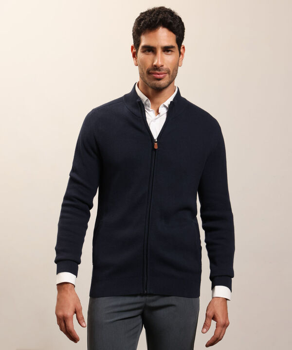 Buzo De Punto Con Cremallera Para Hombre image number null
