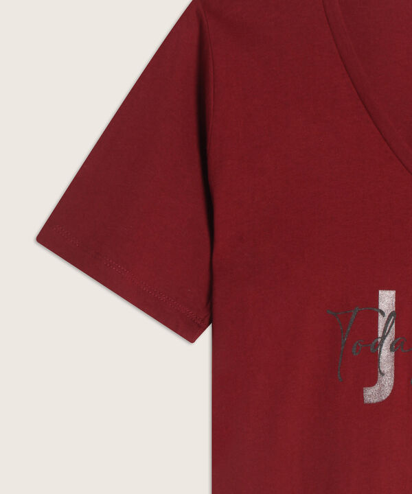 Camiseta Unicolor Con Screen