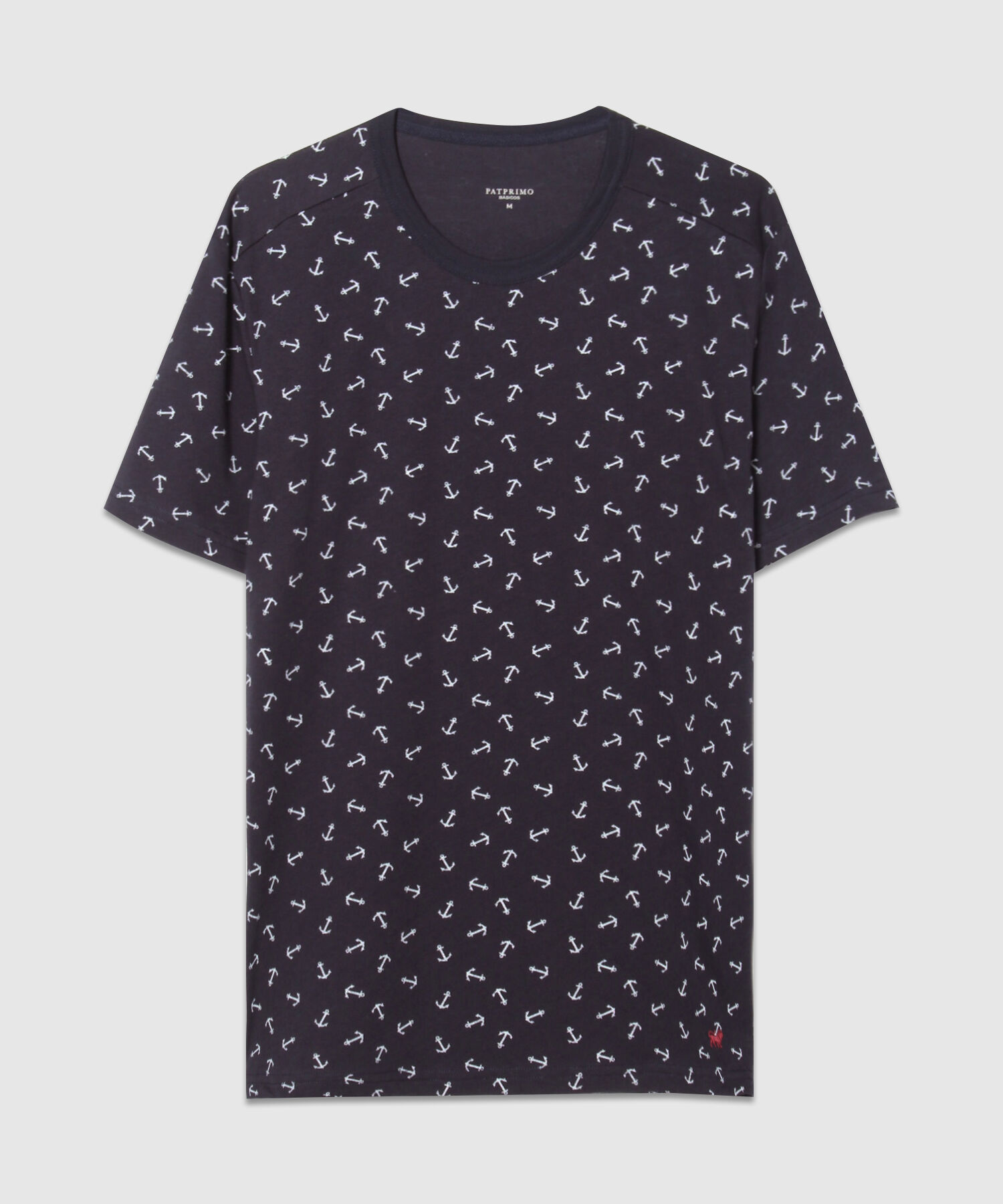 Camiseta Manga Corta Cuello Redondo Estampada