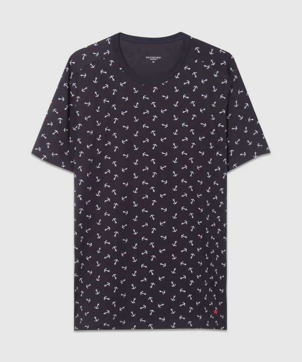 Camiseta Manga Corta Cuello Redondo Estampada