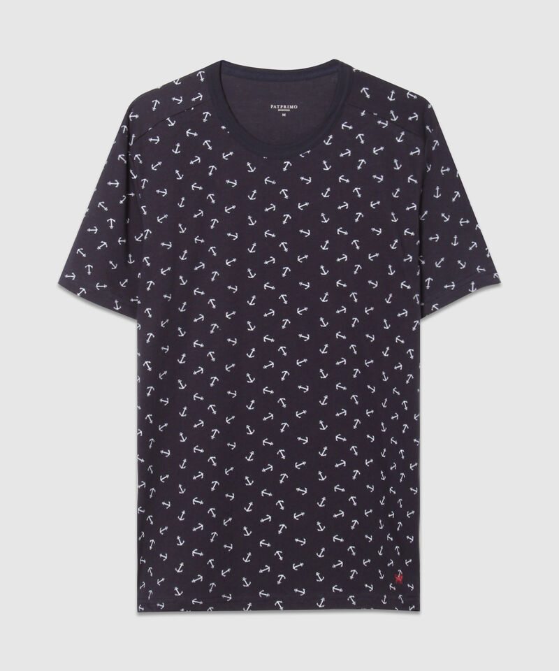 Camiseta Manga Corta Cuello Redondo Estampada