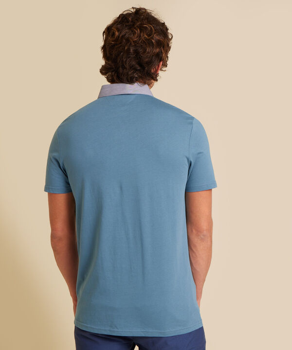 Polo Cuello Maquina Button Down, Slim Fit