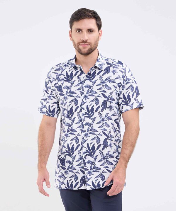 Camisa manga corta estampada para hombre image number null
