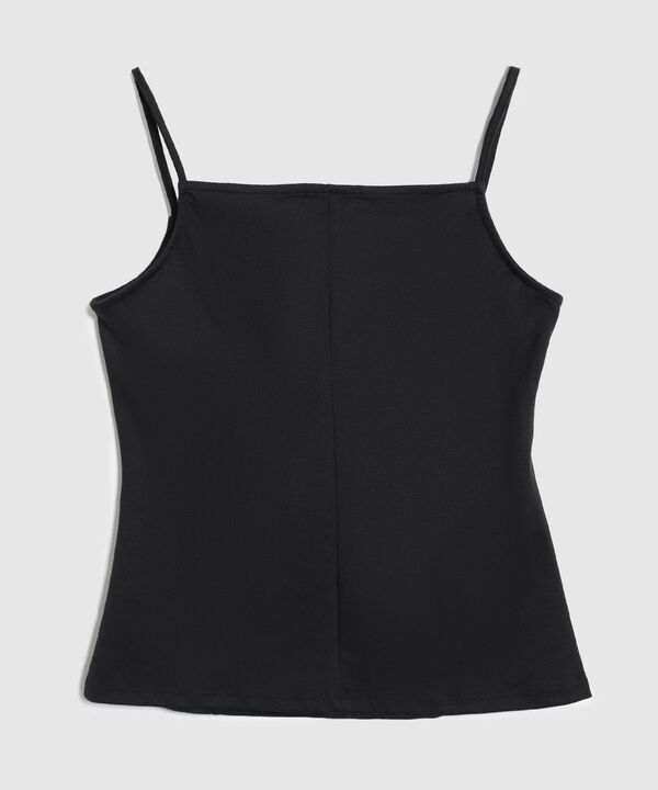 Top De Tirantes Ajustado Elegante Mujer image number null