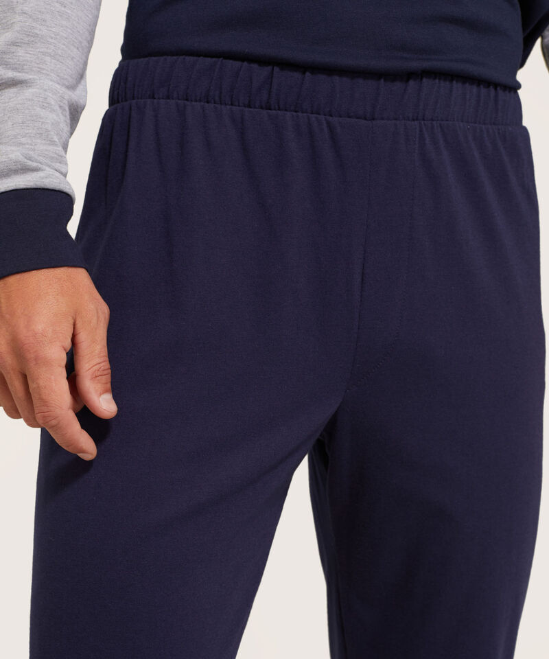 Pijama Camiseta Manga Larga