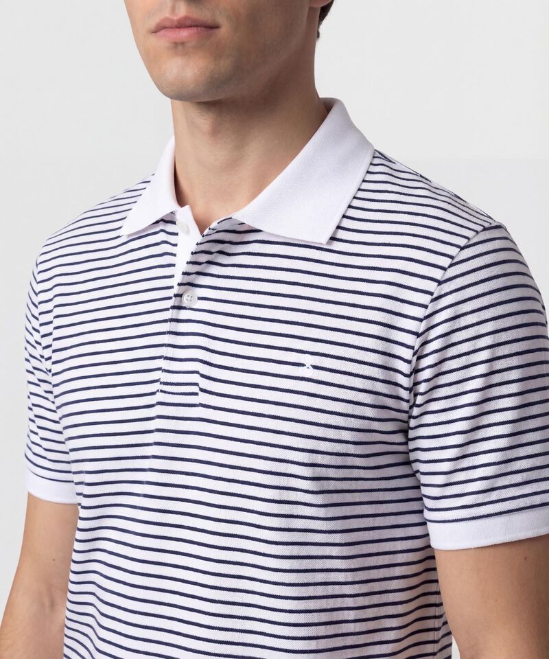 Polo Con Cuello En Contraste Hombre