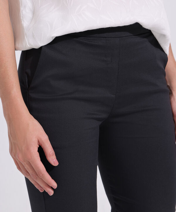 Leggings Unicolor Con Elástico Interno
