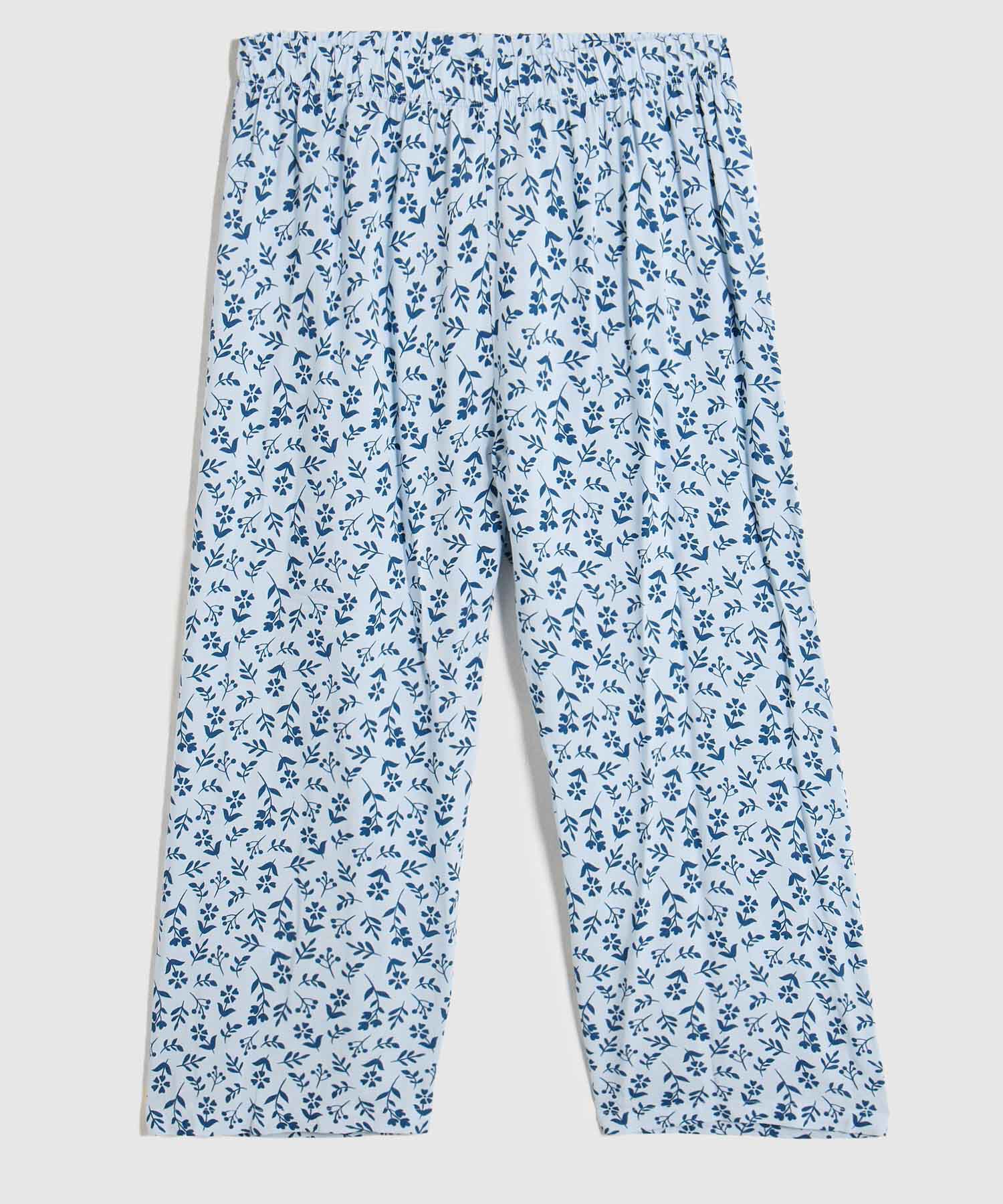 Pijama con Pantal&oacute;n Recto para Mujer