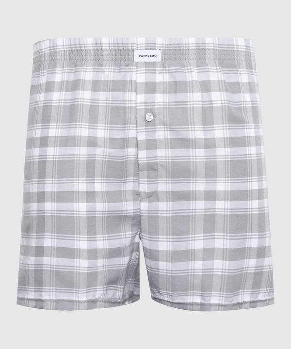 Boxer Para Hombre De Dise&ntilde;o Holgado, Y Estampado En Algod&oacute;n  image number null