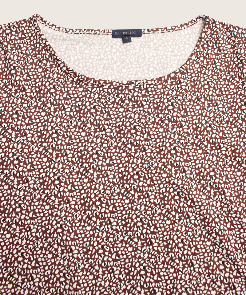 Camiseta manga corta estampada