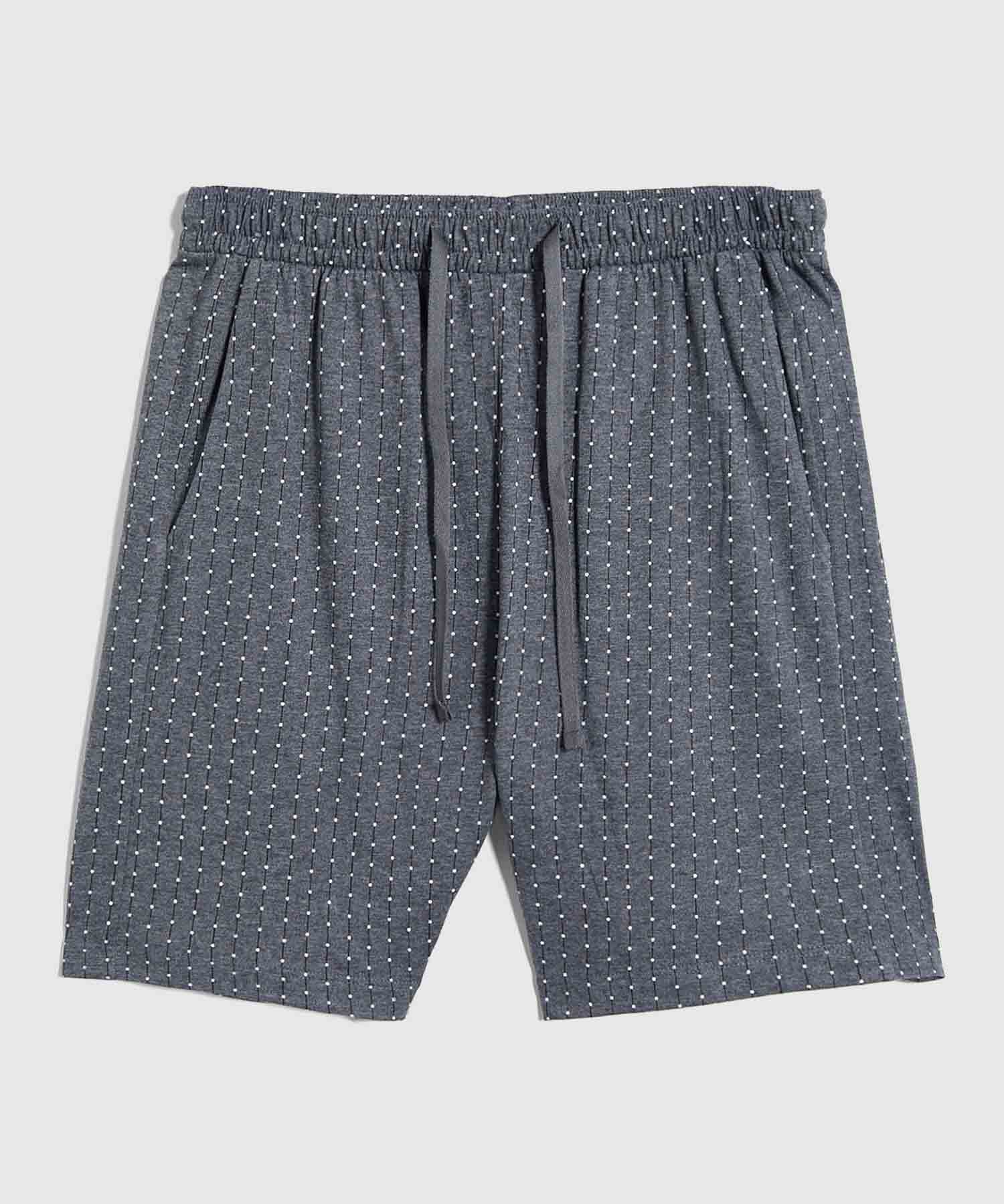 Conjunto Pijama Camisa Cuello V Y Pataloneta Estampada Para Hombre