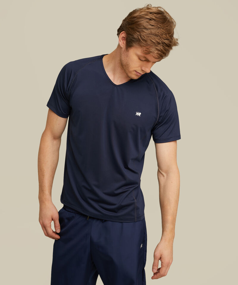 Camiseta Deportiva Cuello en V para Hombre