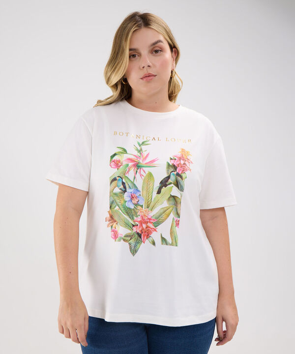 Camiseta Unicolor Con Screen image number null