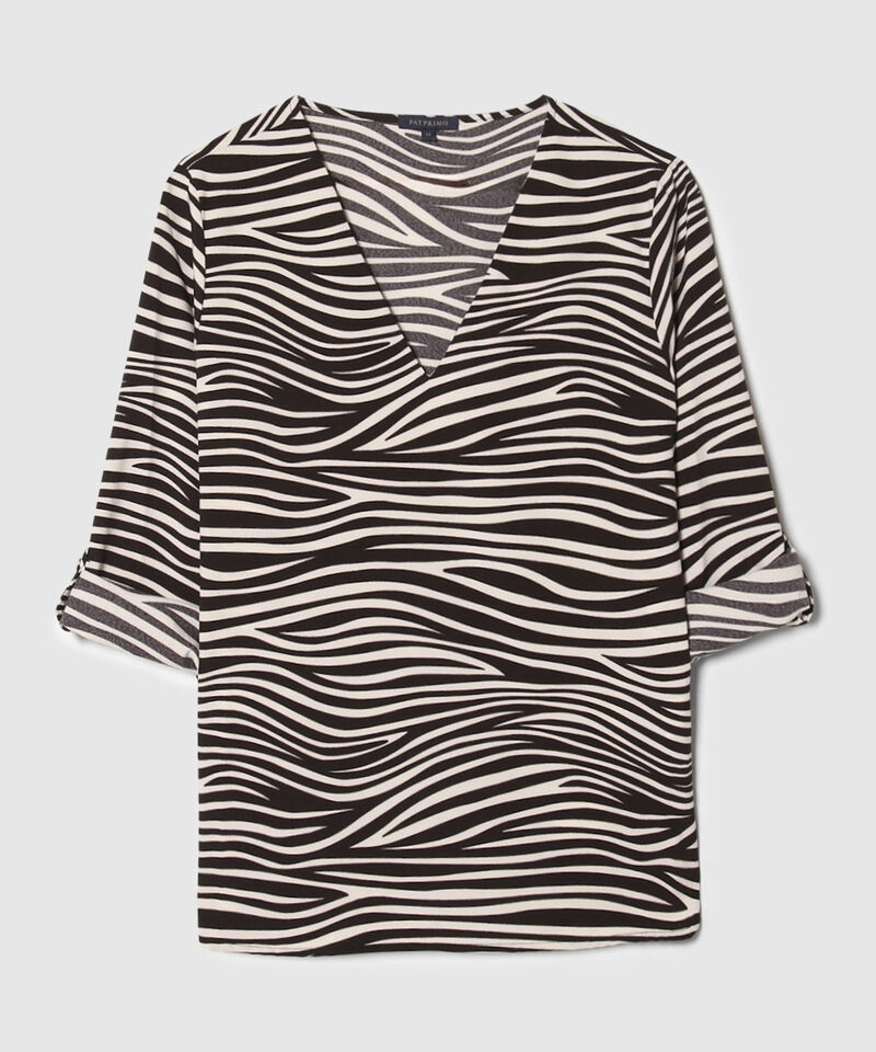 Blusa Manga 3/4 Estampada