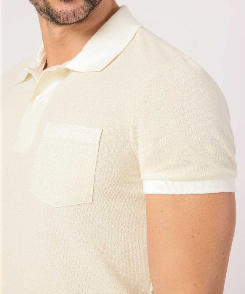 Polo Unicolor Con Bolsillo 