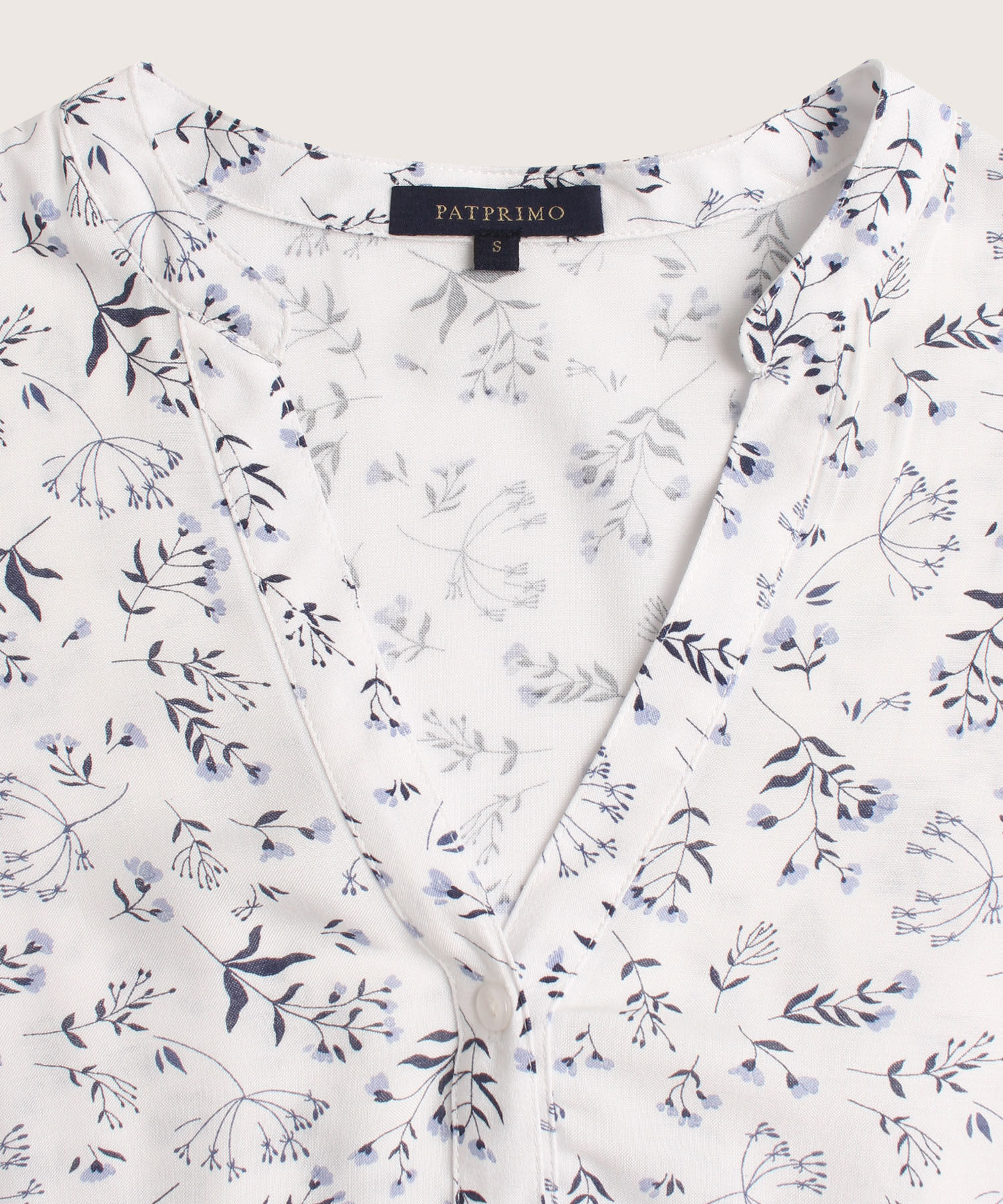 Blusa Pechera Estampada