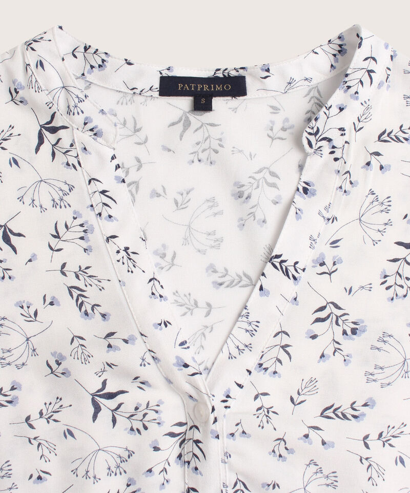 Blusa Pechera Estampada
