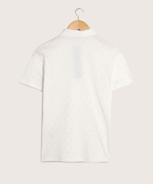 Polo Estampada Manga Corta