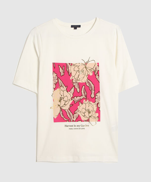 Camiseta Unicolor Con Screen Localizado