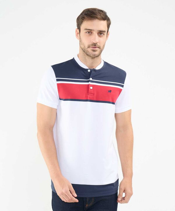 Polo Cuello Mao en Bloques image number null
