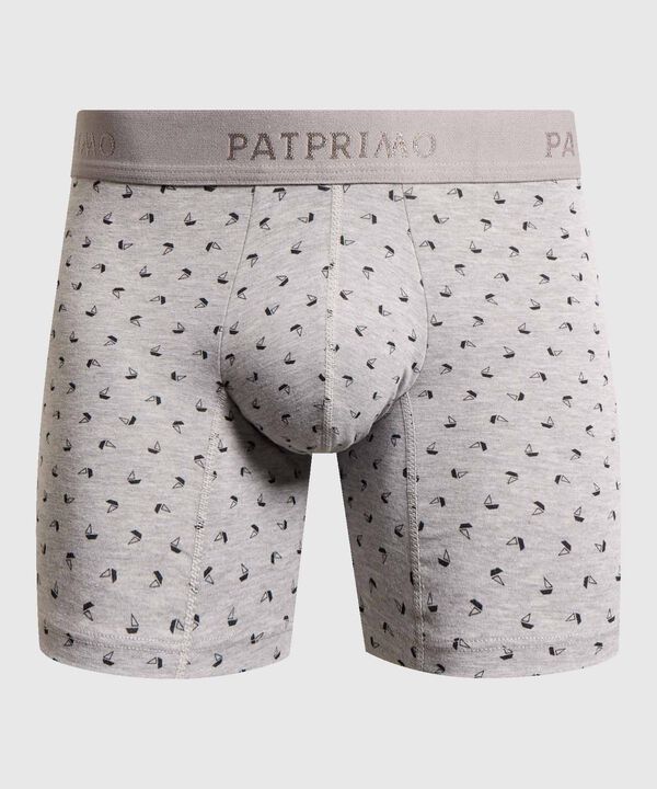 Set x5 B&oacute;xers Largos Ergon&oacute;micos con Detalles para Hombre image number null