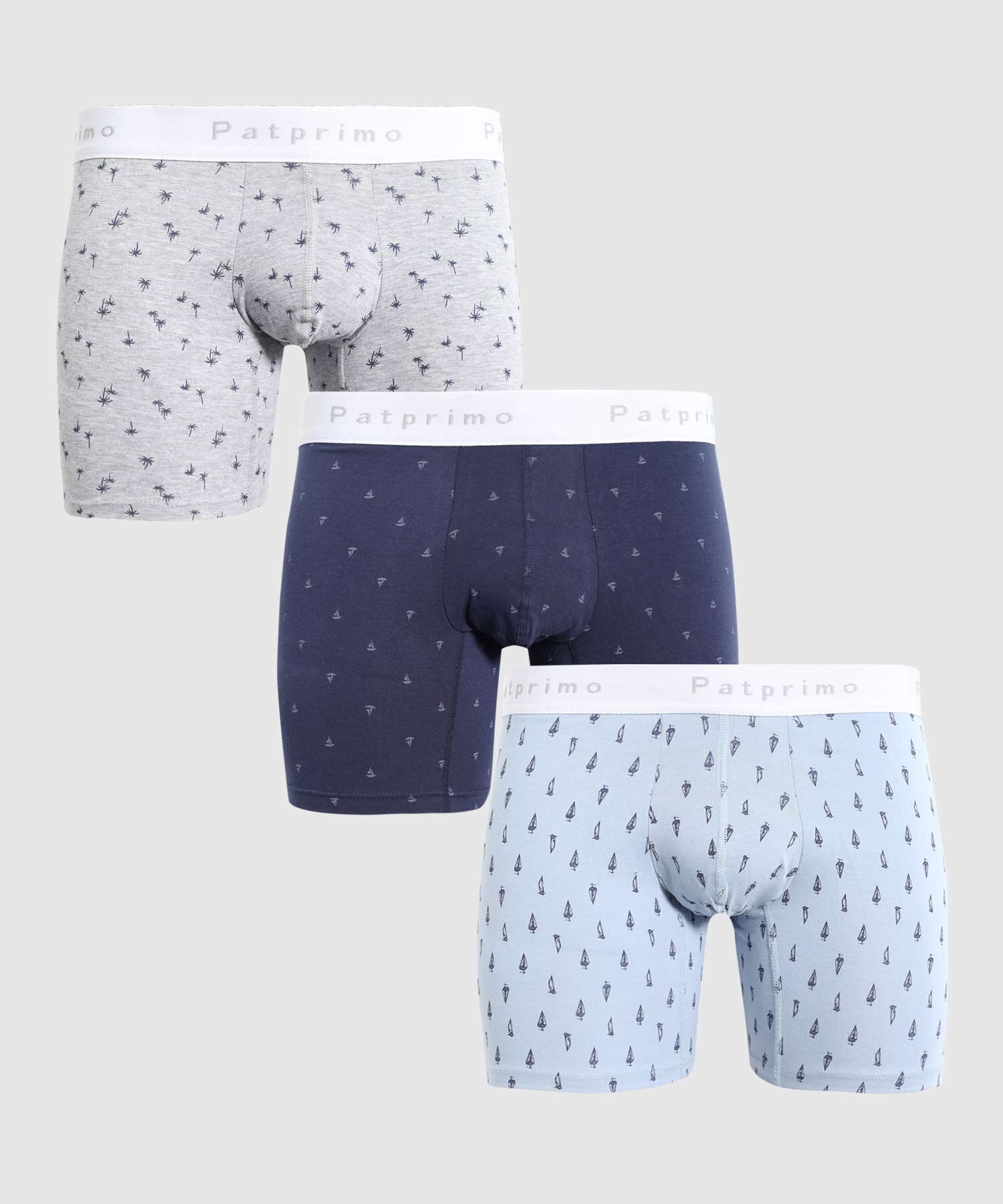 Pack X 3 B&oacute;xer Medio Estampado