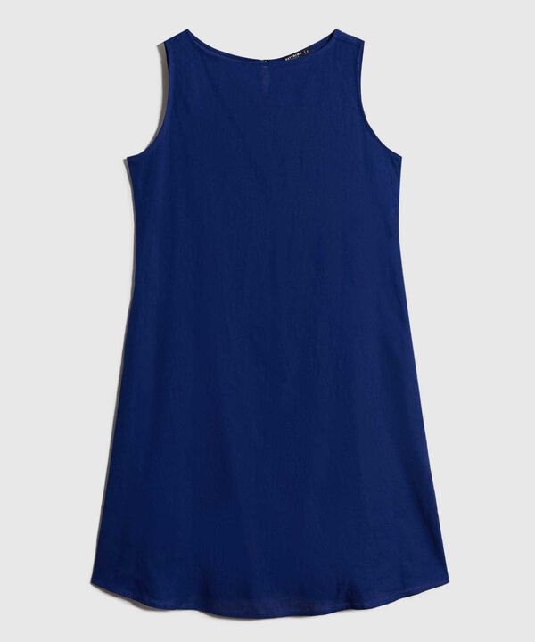 Vestido en Efecto Lino