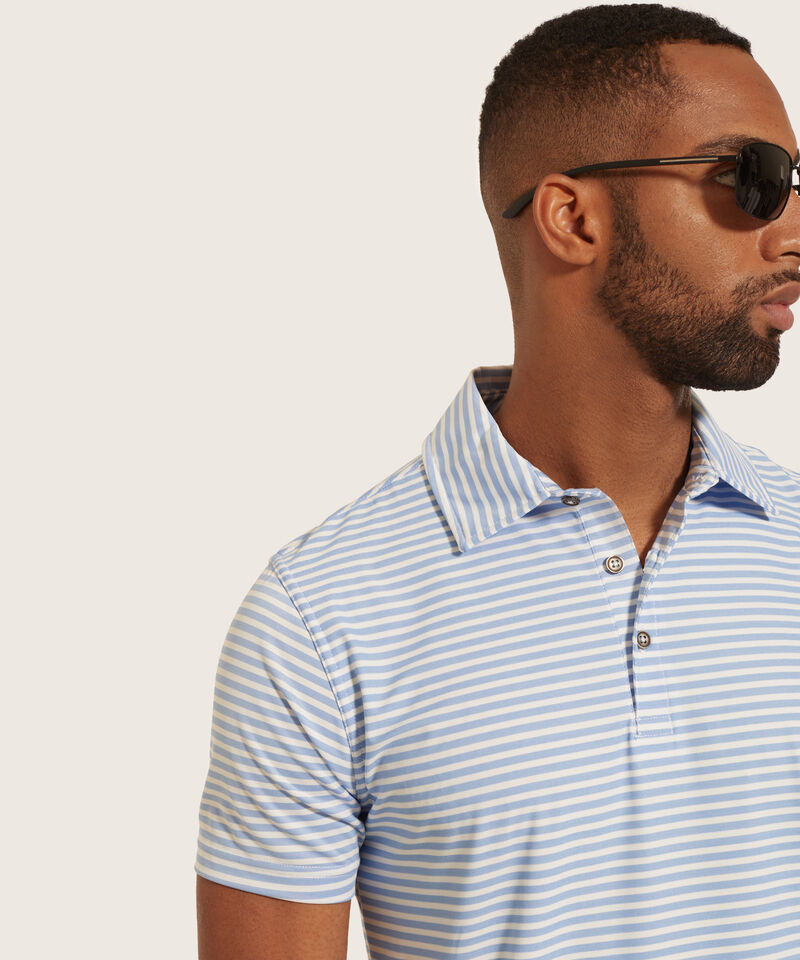 Polo Prete&ntilde;ida De Rayas Cuello Maquina