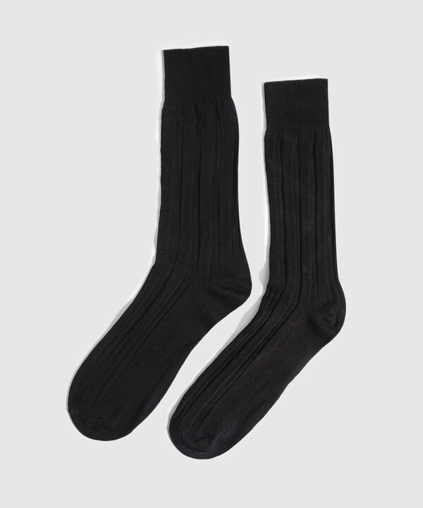 Medias Nylon Acanalada image number null