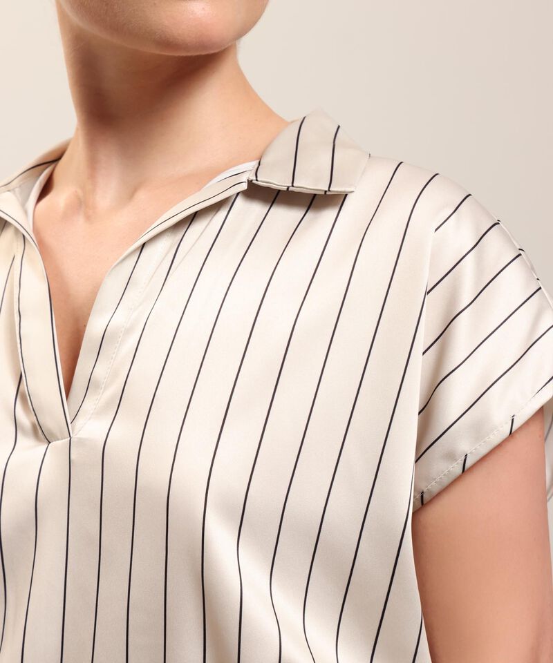 Blusa Manga Corta Estampada 