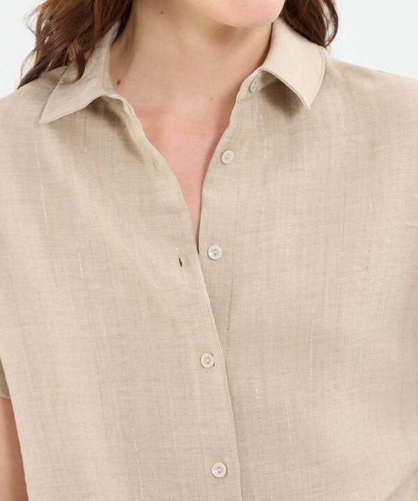 Camisa manga corta para mujer image number null